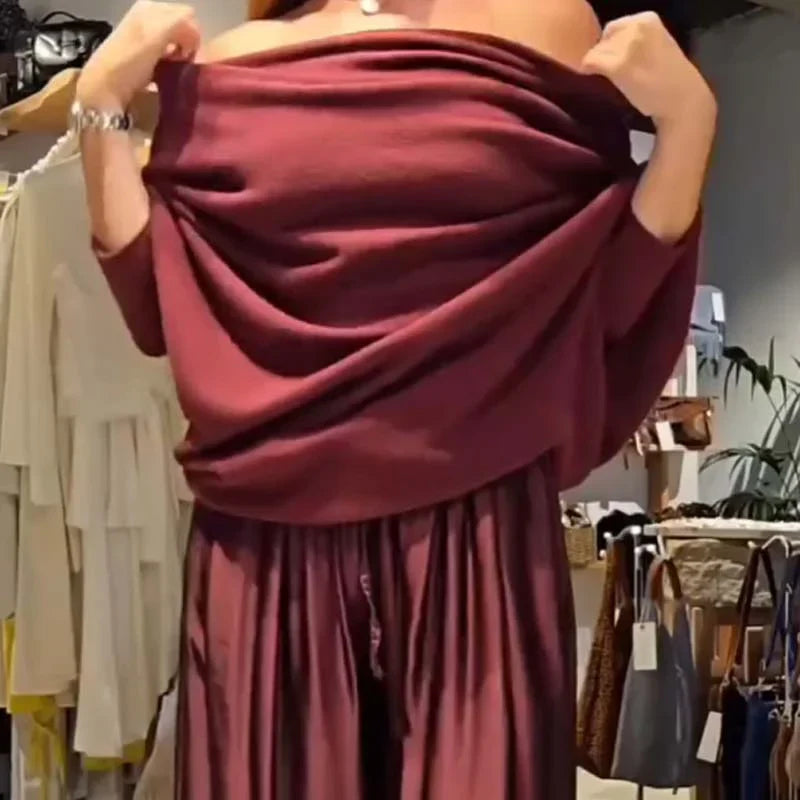 Serena™ – Elegant Off-Shoulder Two-Piece Set