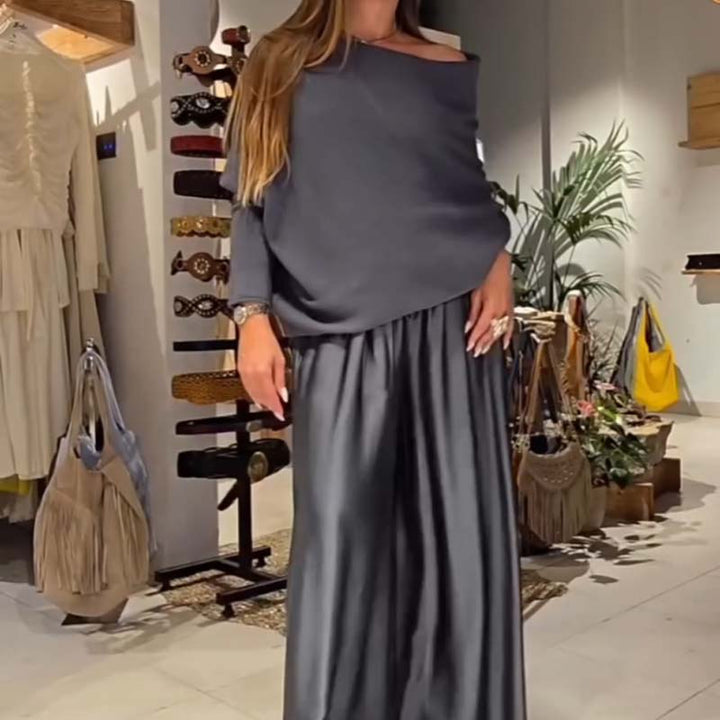 Serena™ – Elegant Off-Shoulder Two-Piece Set