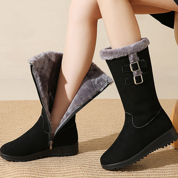 Ela | Warm Lined Mid-Calf Winter Boots